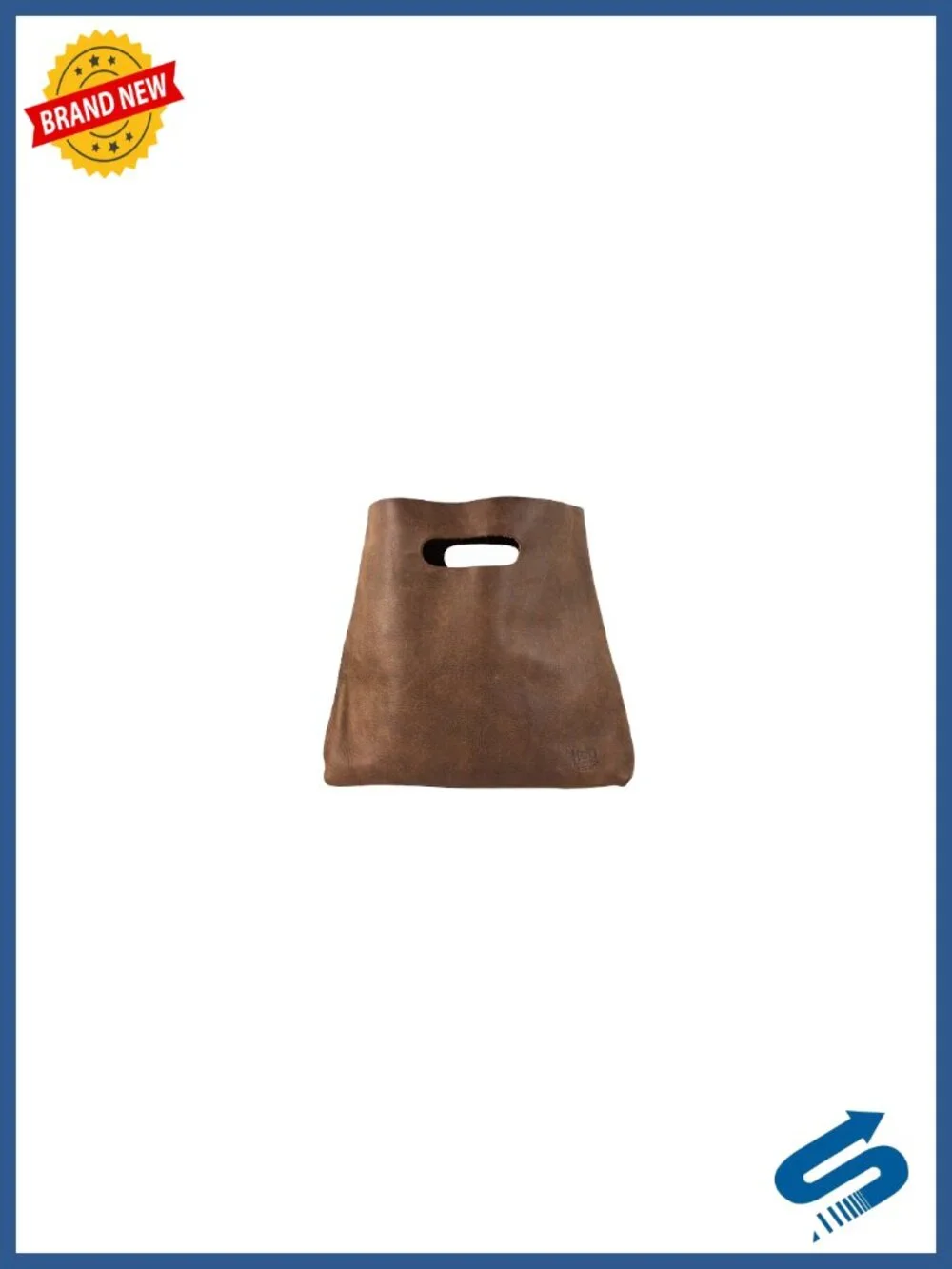 Full Grain Leather and Sheepskin Handmade Top-Handle Bag
